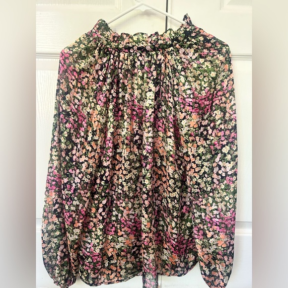 Floral Long Sleeve Blouse - Picture 3 of 3